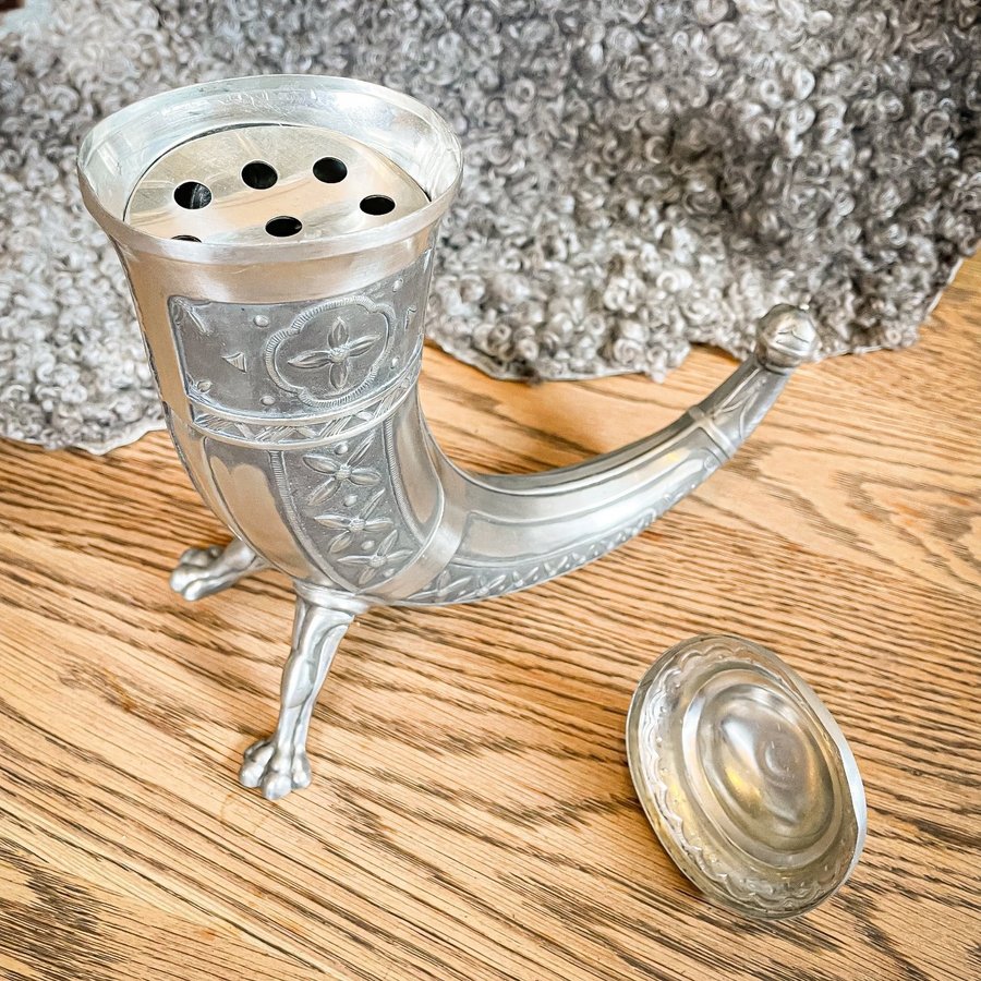 Vikingahorn/vas Norskt tenn Pewter Horn Vikinga