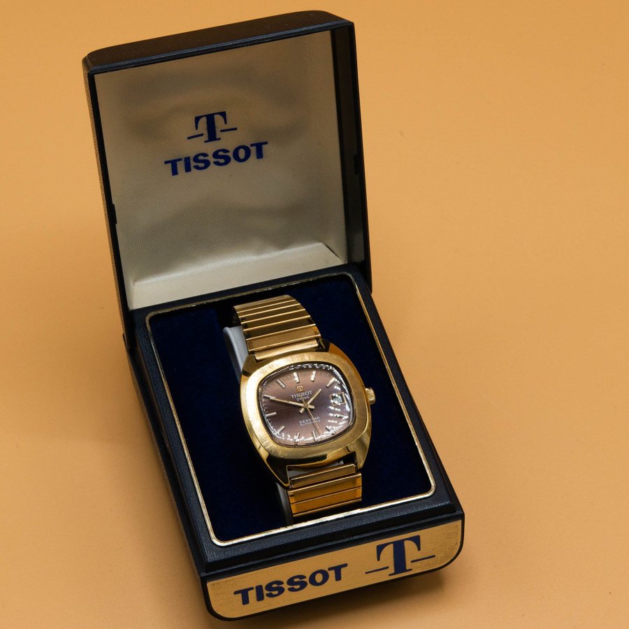 Tissot Seastar Automatic gulddoublé 1970-tal Swiss