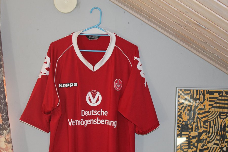 FC Kaiserslautern Season 07-08 Kappa rød fodboldtrøje 3XL