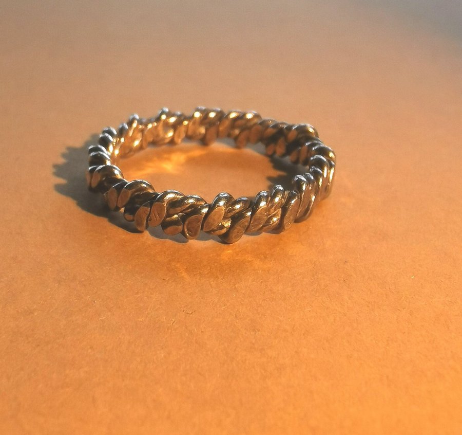 Silver ring Stämplat 175