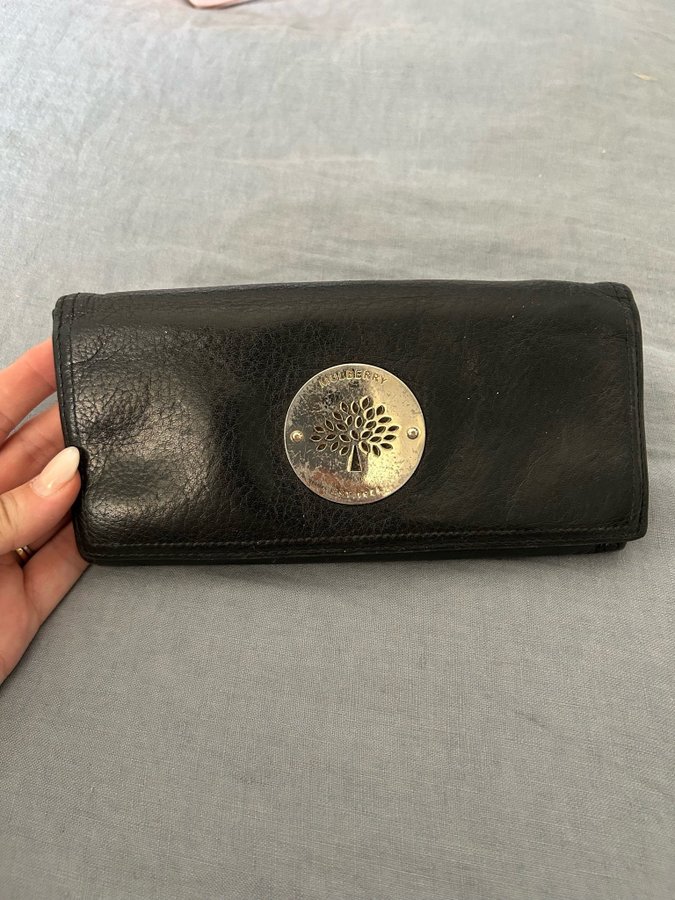 Black mulberry Daria wallet