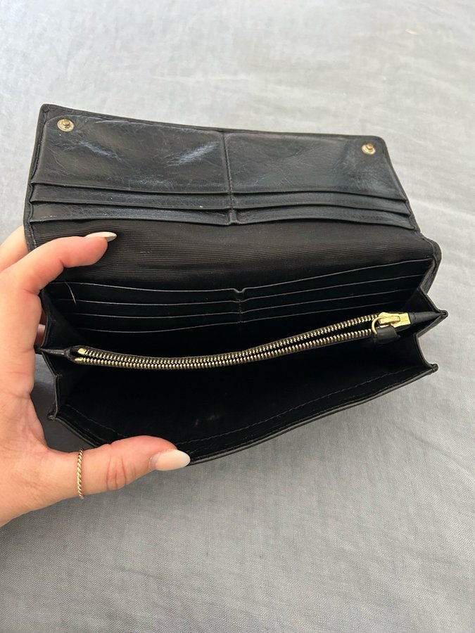 Black mulberry Daria wallet