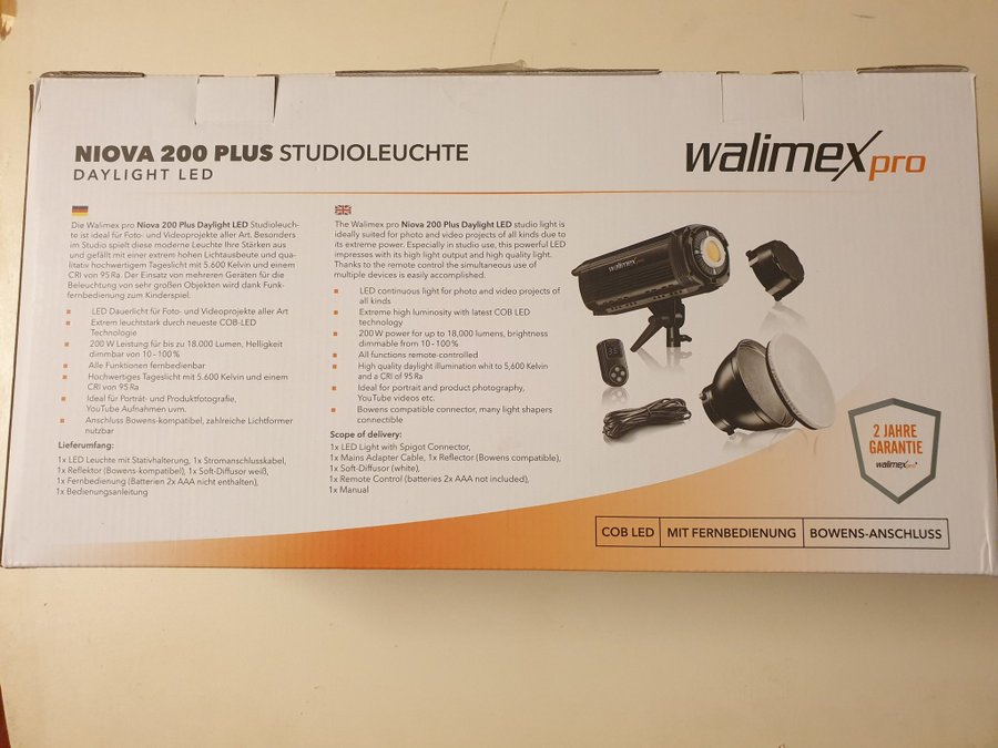 Walimex pro LED Niova 200 Plus Daylight