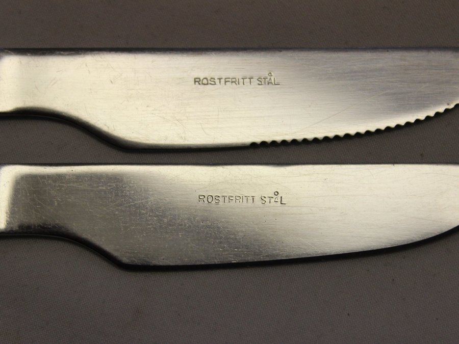 4 Vintage Matkniv Matknivar Kniv Knivar Opal 206 cm (2 Tändad)i Rostfritt