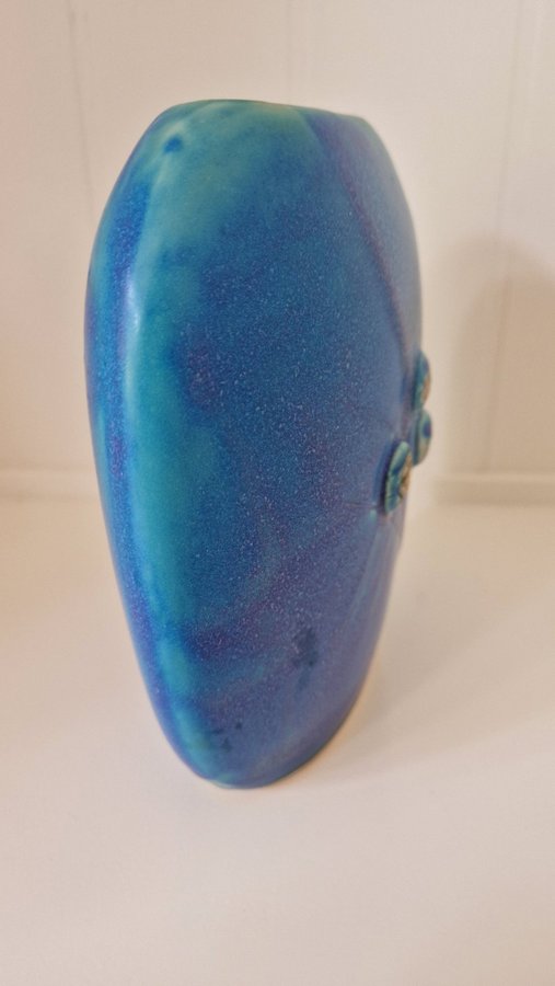 Keramik vas i härlig turkos färg
