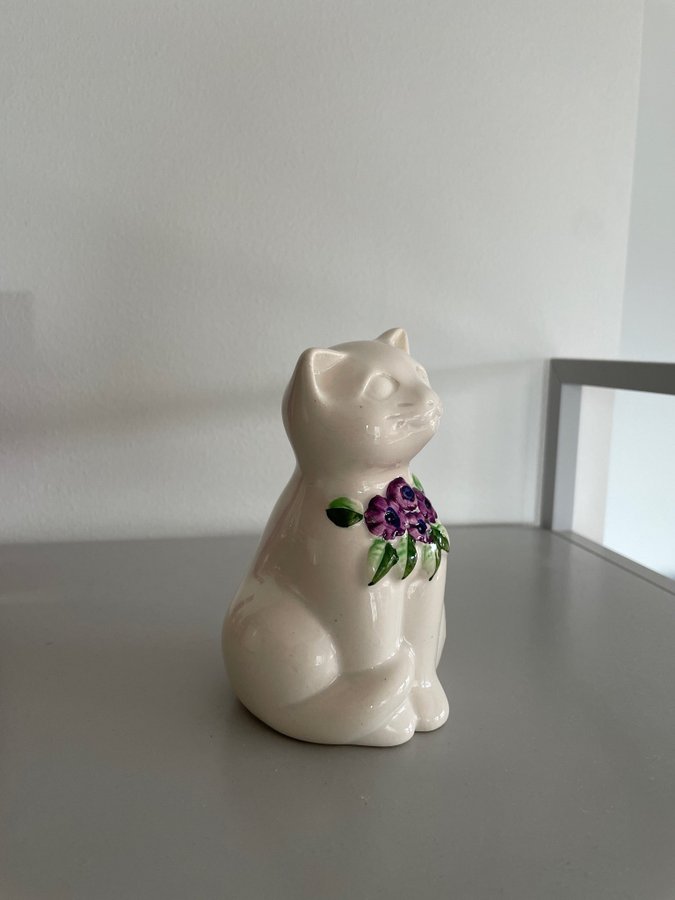 Rosa Ljung porslinsfigur / figurin katt