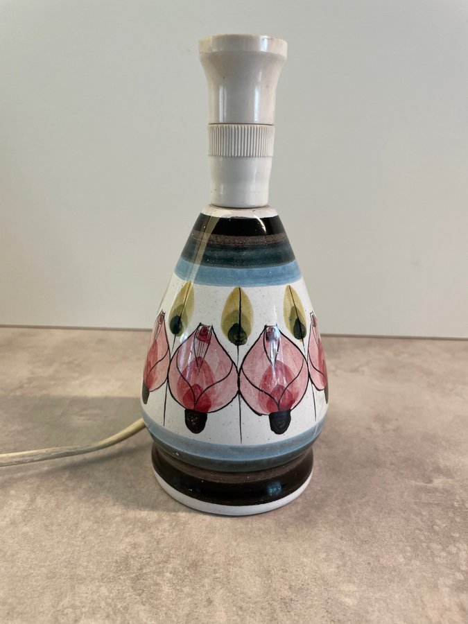 Lampfot/bordslampa i keramik - ”Aneta B132” - Svensk design retro vintage