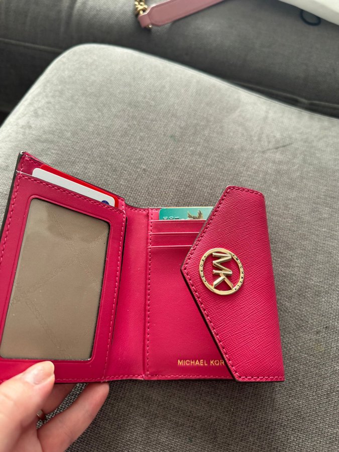 Michael Kors Rosa Äkta Läder Plånbok