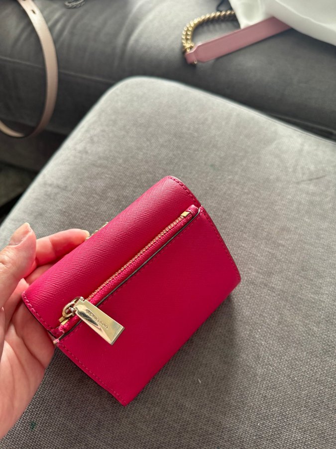 Michael Kors Rosa Äkta Läder Plånbok