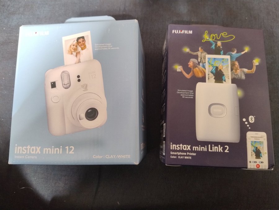 Instax mini Link 2 Printer og Instax Mini 12 Camera