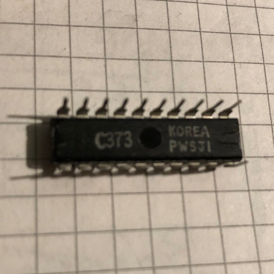 Motorola SN74LS373N C64 Flip-Flop Fungerande