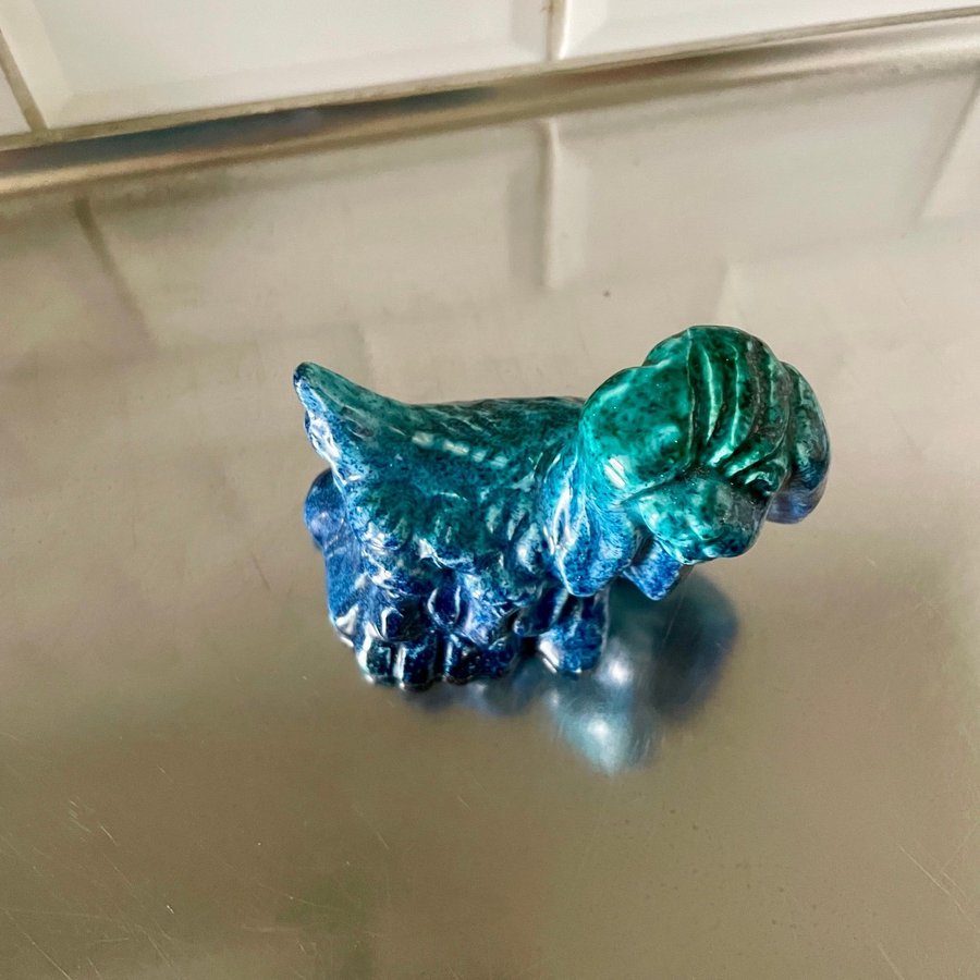 TILGMANS KERAMIK HUND STENGODS COCKERSPANIEL FIGURIN RETRO VINTAGE UNIK