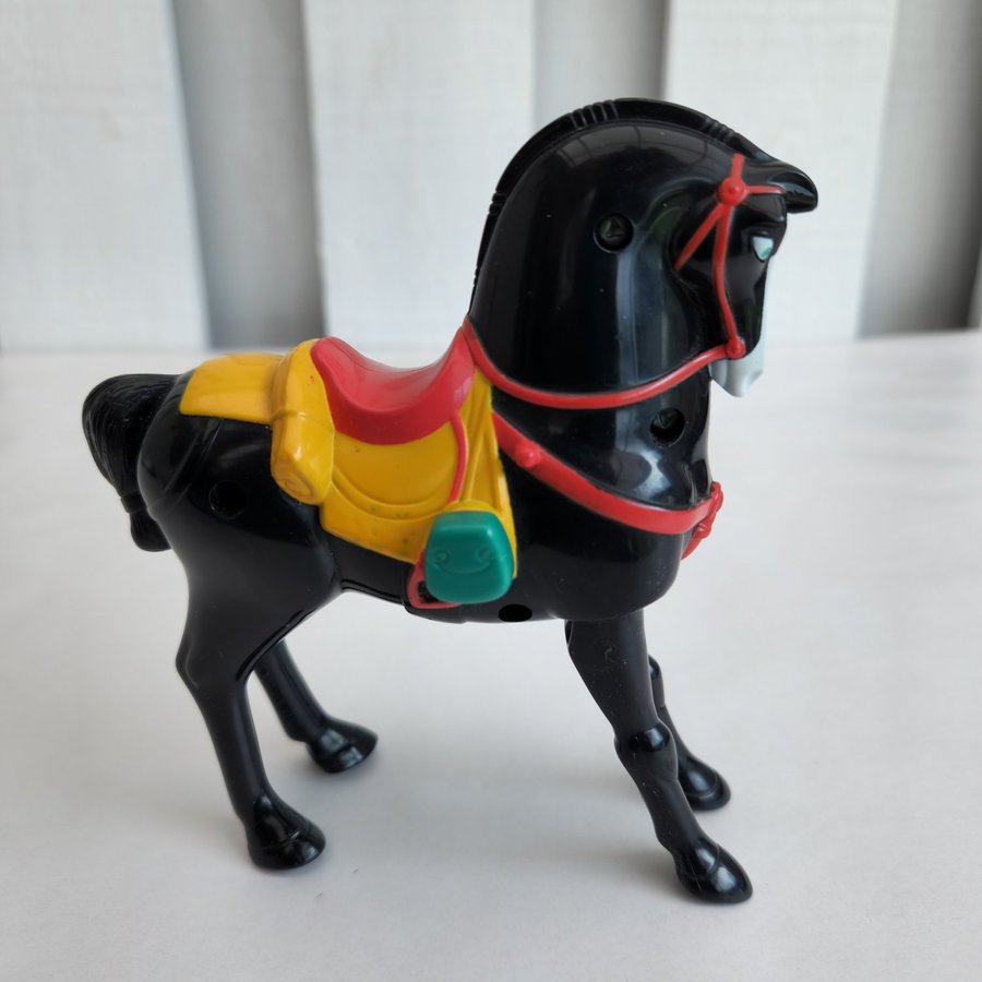 Vintage 90's McDonald's Toy Horse From Mulan "Khan" Wind Up