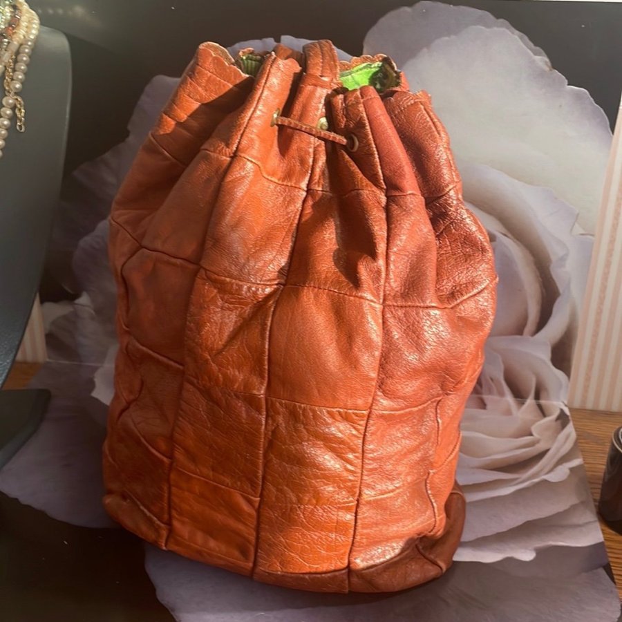 Retro vintage Brun väska 70 tals 