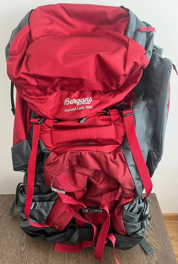 Bergans Alpinist Lady 100L ryggsäck - bra för långa vandringar med mycket last!