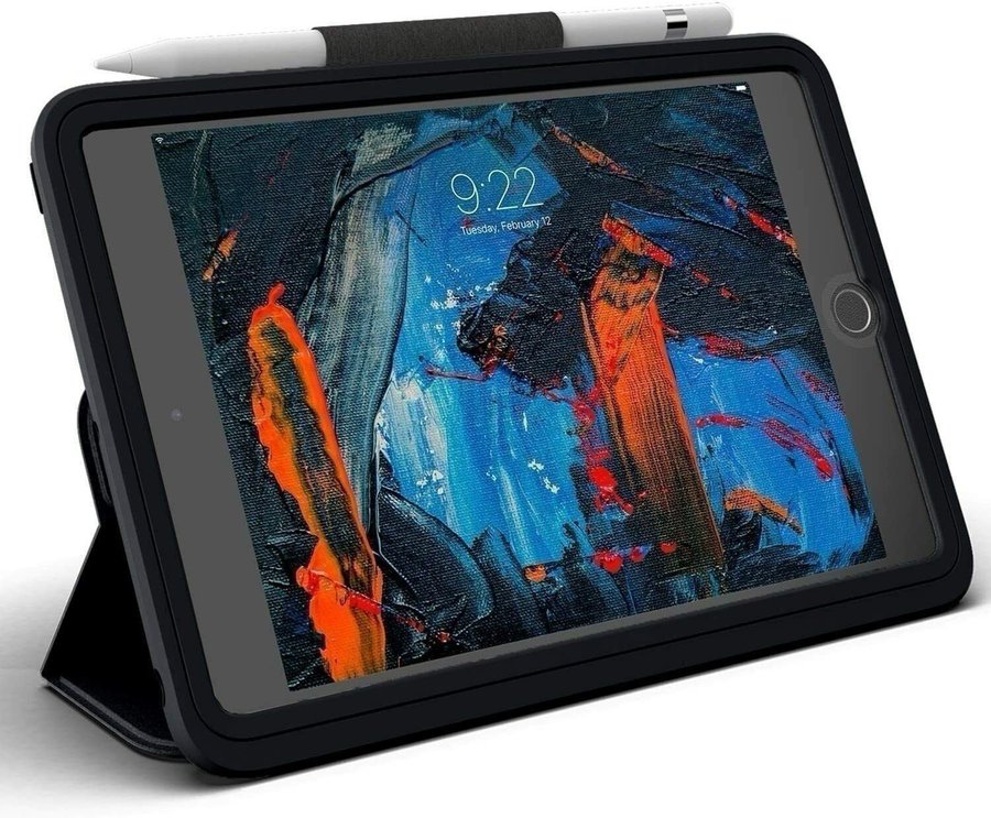 Zagg Rugged Folio - iPad Mini 4/5 (2019) - Stöttålig Fodral med Skärmskydd