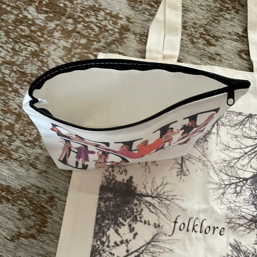 Taylor Swift folklore SET Fans Inspiration Self Print Jute Bag Tote Bag