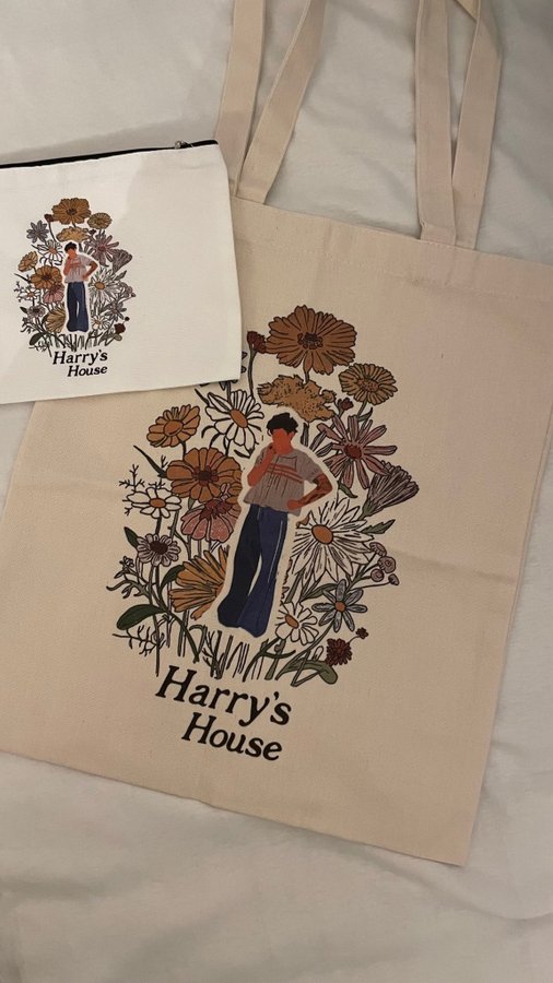 Harry Styles love on tour harrys house Set present christmas tote bag