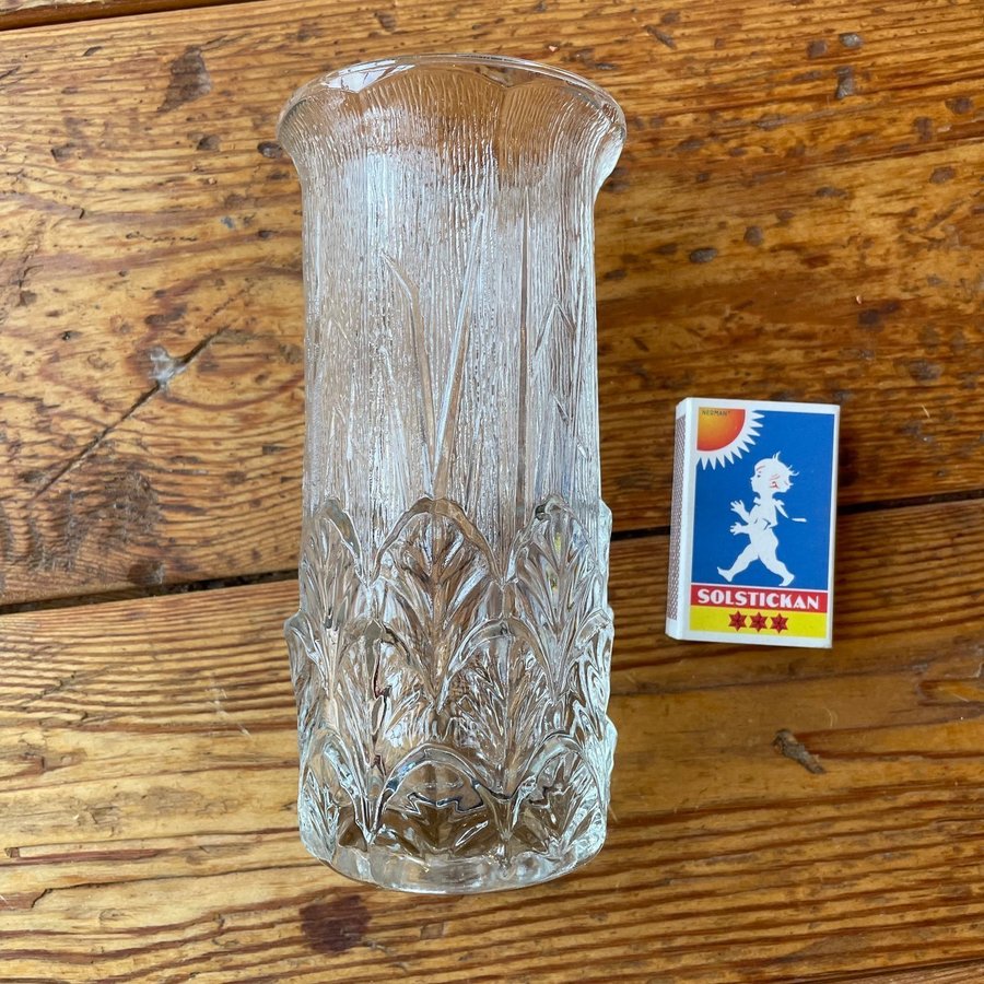 Vintage Glasvas - Retro Vas - Fidenza - Italien - 1970tal