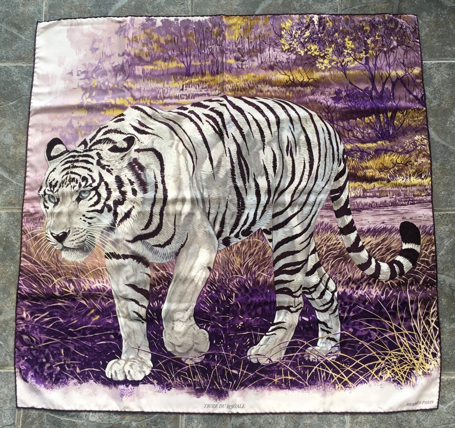 Hermès Scarf "Tigre du Bengal"