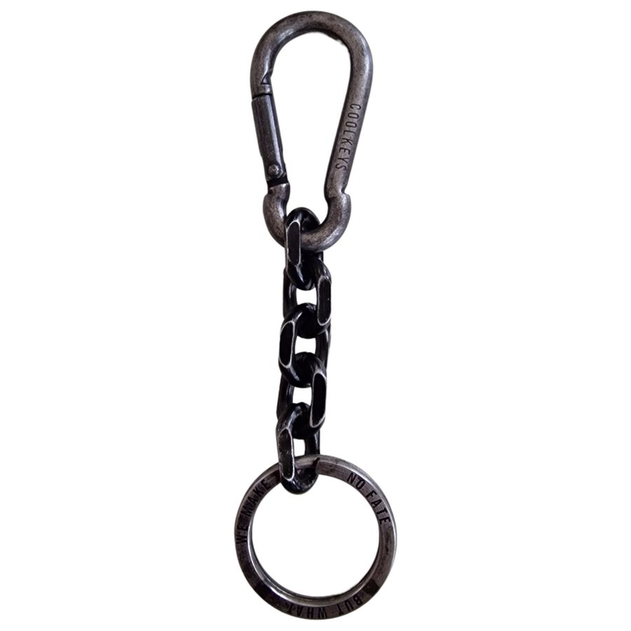 Key Chain Key ring Bottle Opener Carabiner Stainless Steel Vintage Steel