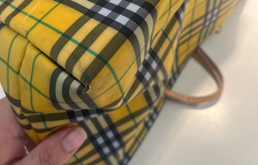 Vintage Burberry håndtaske