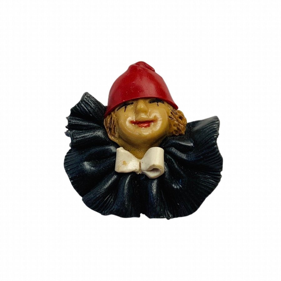 Brooch - Vintage Clown-Shaped Brooch|Vintage Clown Brosch|