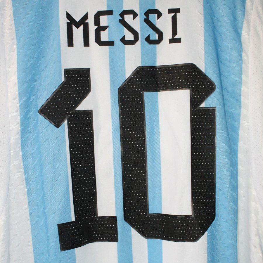 Argentina blue and white jersey size XL