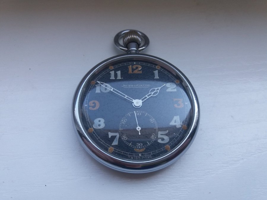 Military pocket watch Jaeger LeCoultre GSTP Switzerland for Great Britain