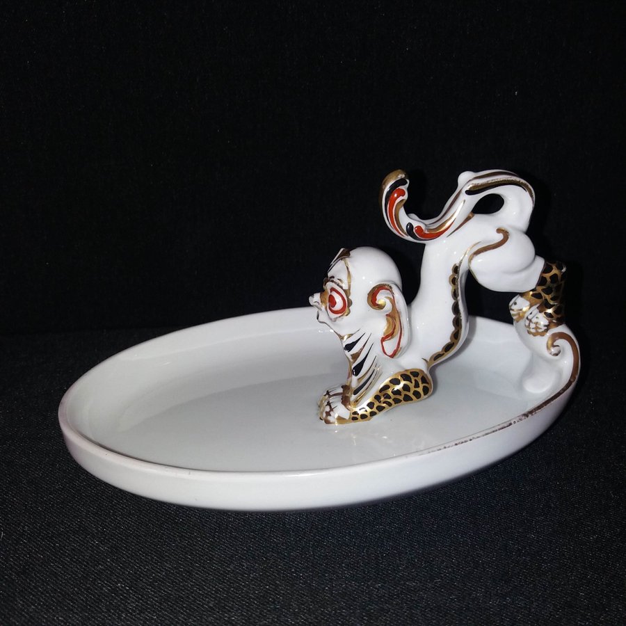 Rosenthal figur ArtDeco skål griffin drake grotesk