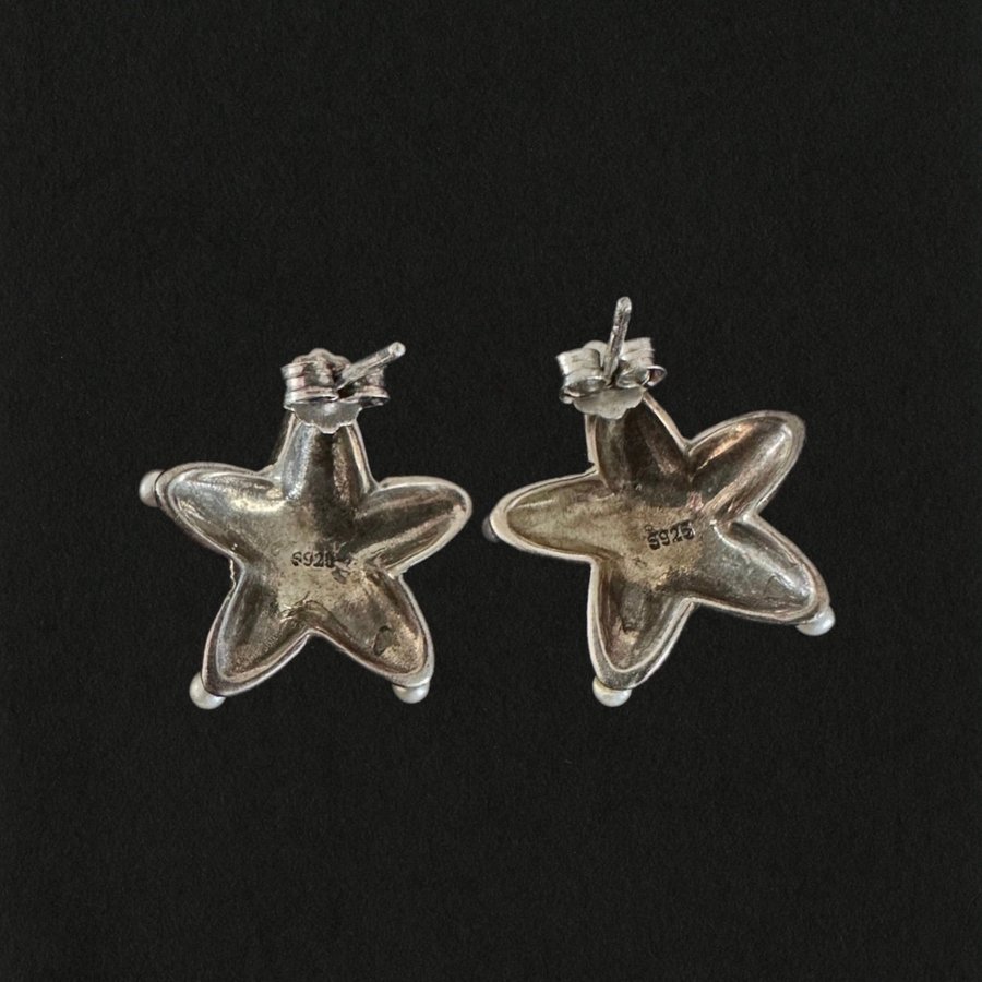 Jewelry - Elegant Silver Starfish Stud Earrings | Sjöstjärna silverörhängen|