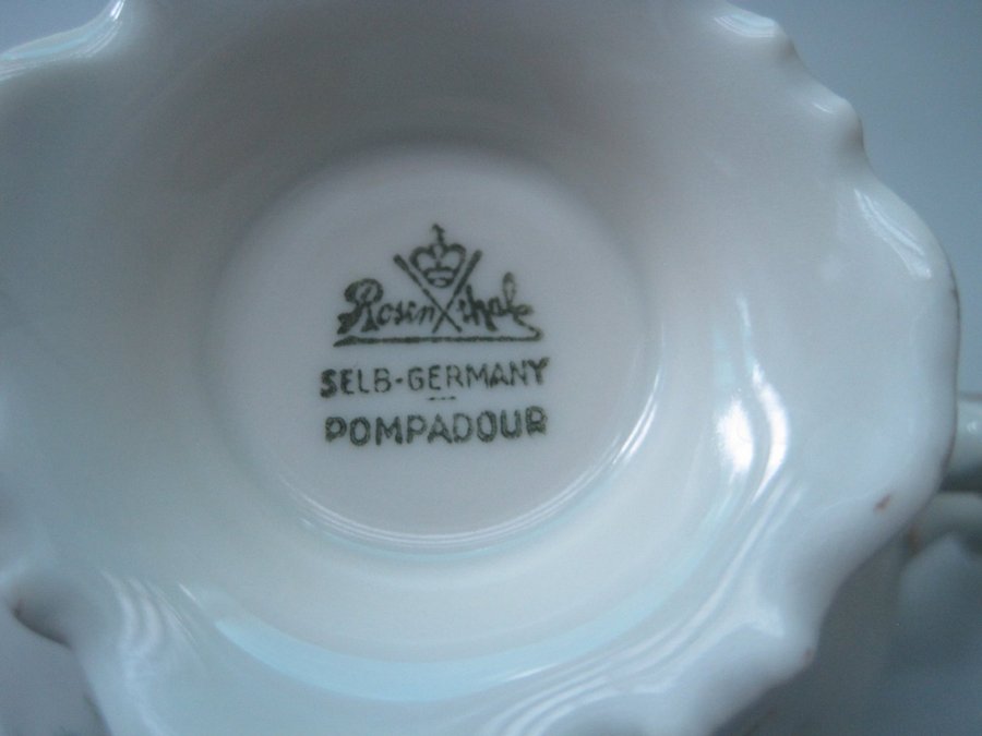 KAFFESERVIS " Pompadour " Rosenthal Selb-Germany AVHÄMTNING