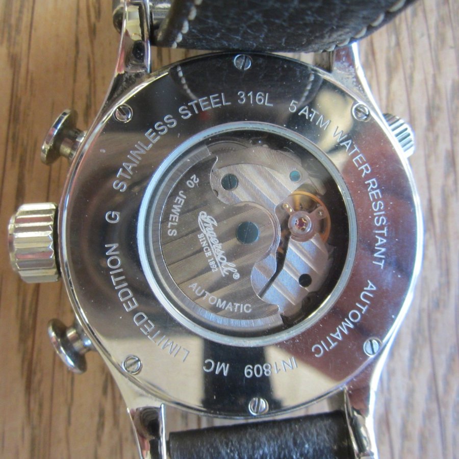 Herrklocka Ingersoll automatic limited edition