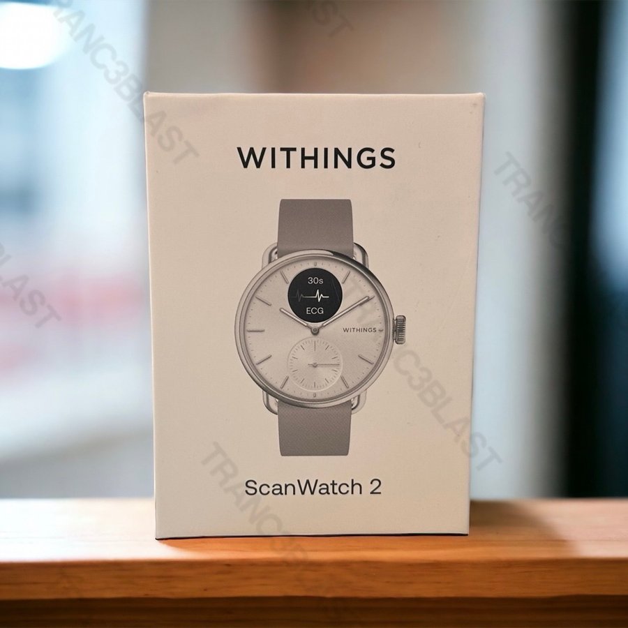 NY Withings Scanwatch 2 Smartklocka 38 mm vit senaste modellen