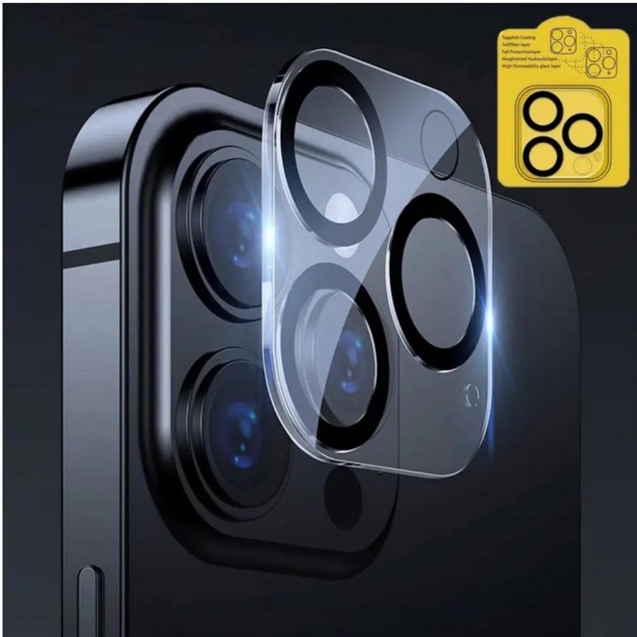 iPhone 15  15 Plus • Linsskydd heltäckande i Härdat Glas