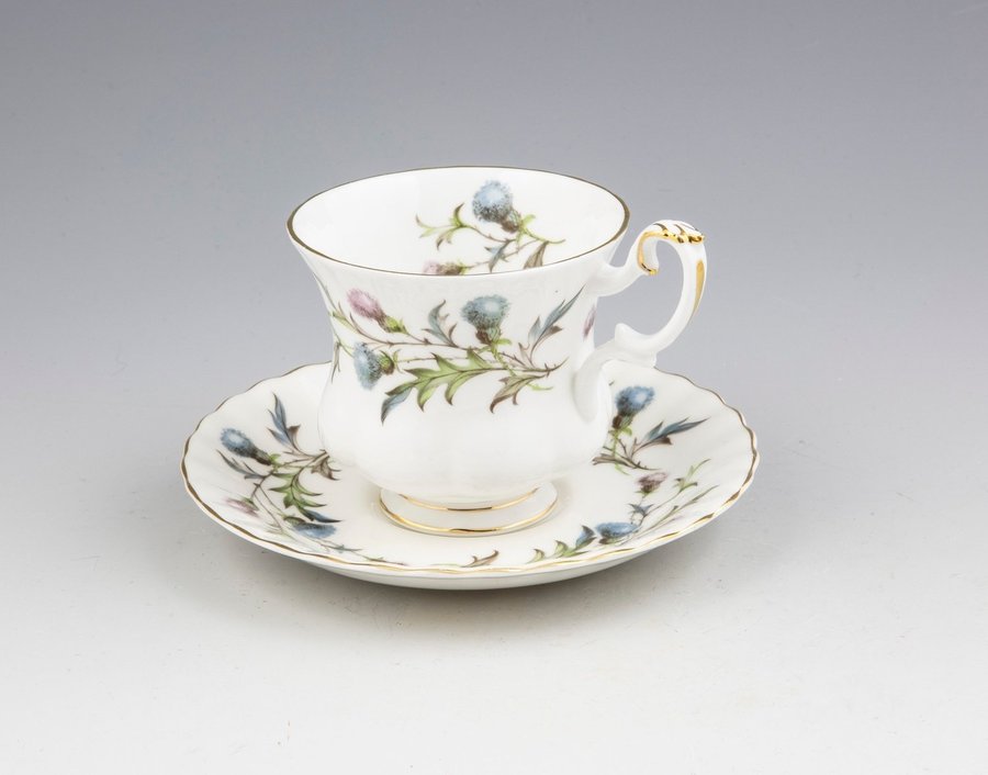 Brigadoon - Kaffekopp med fat - Royal Albert - England