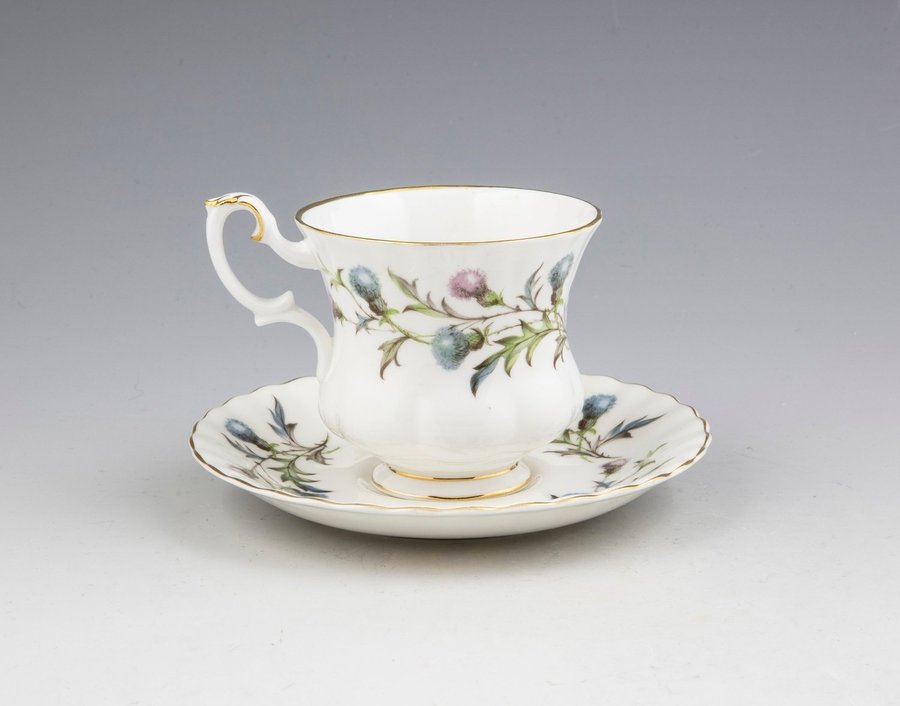 Brigadoon - Kaffekopp med fat - Royal Albert - England