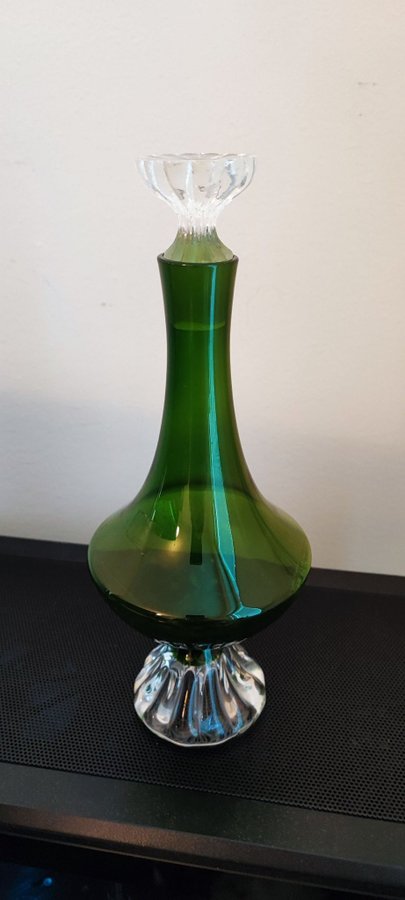 ÅSEDA konstglaskaraff Designad av Bo Borgström – Retrokonstglas ?H 28CM