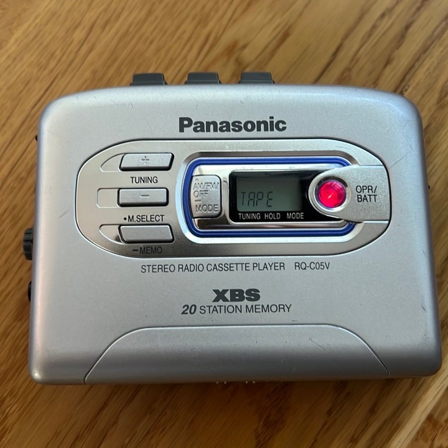 Panasonic cassette spelare radio