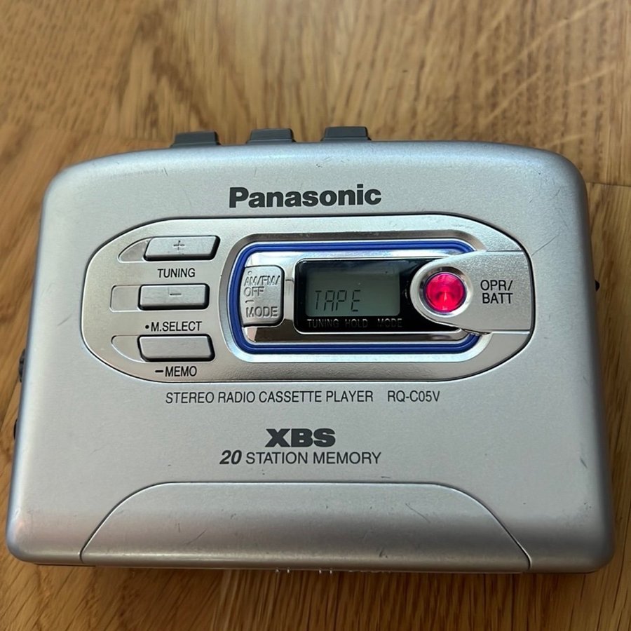 Panasonic cassette spelare radio