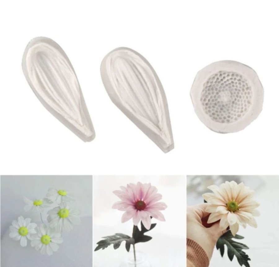 Vacker krysantemum blomma perfekt att gjuta dekorationer medGjutform/silkonform