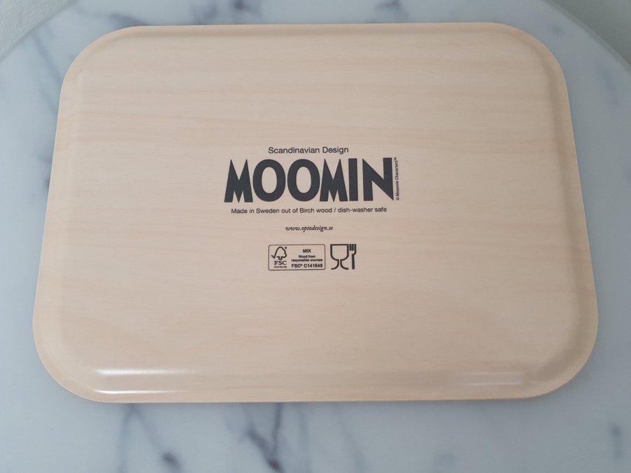 NY Moomin Mumin Muminpappan Moominpappa Tray Bricka Fat