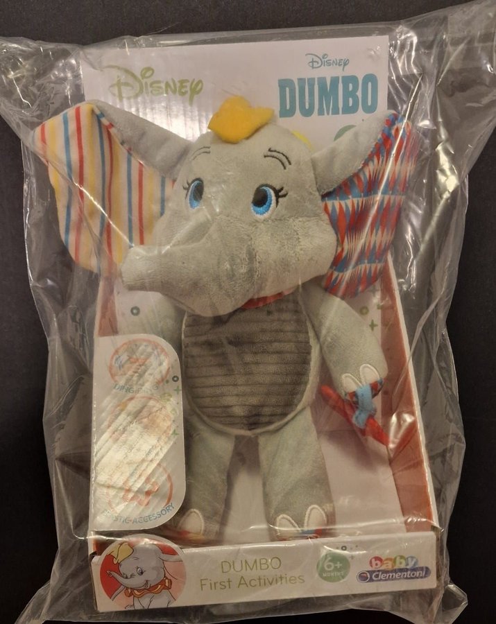 NY Dumbo Baby Bebis Leksak Plush 6 Månader 6+ Disney