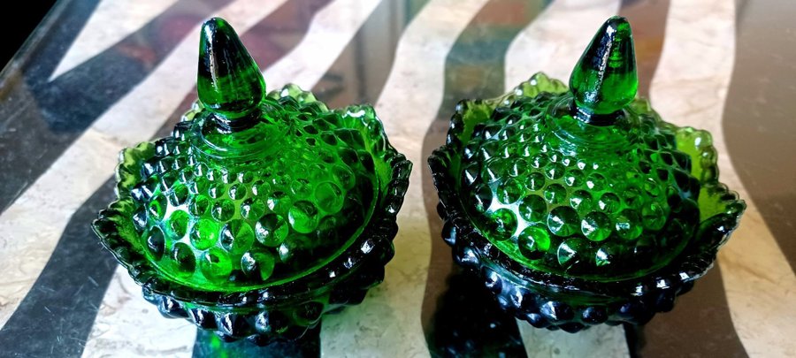 Smukke vintage kaviar glas lågskåle SHIPPING WORLDWIDE