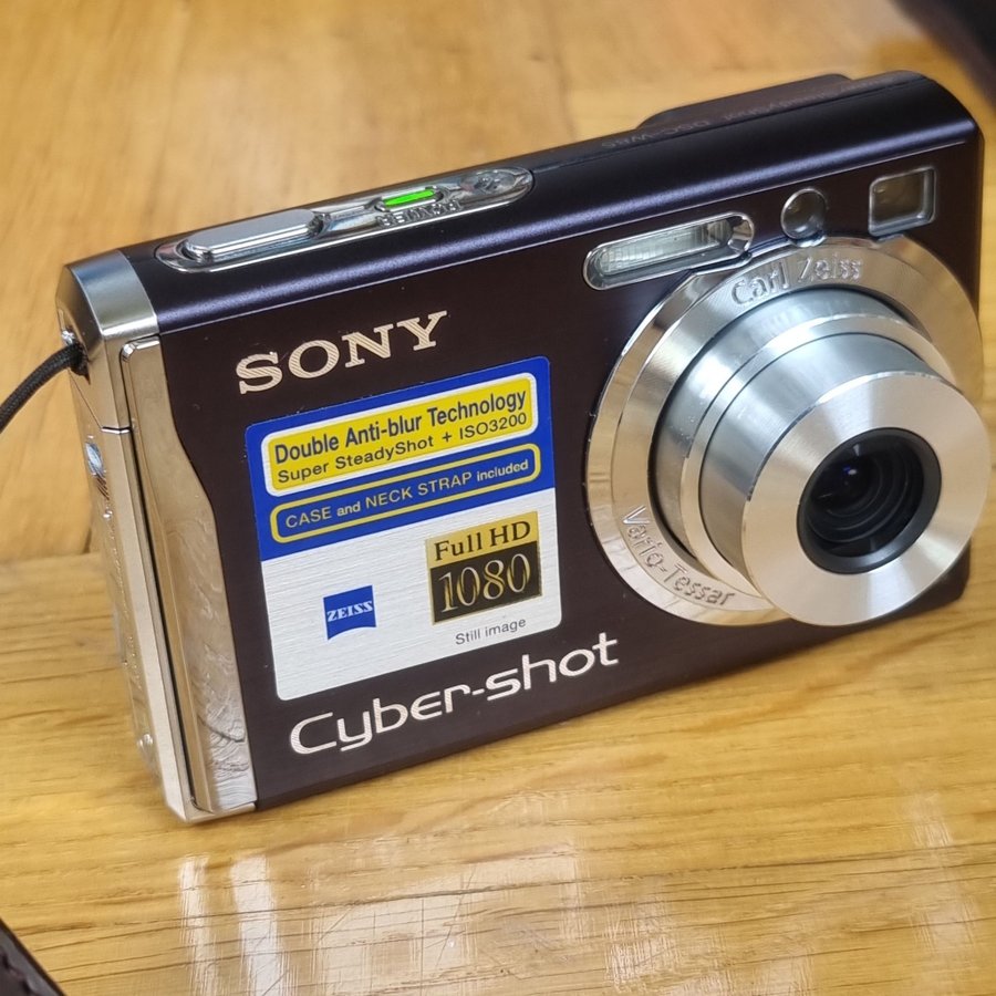 Sony Cybershot DSC-W85 digital kompaktkamera 72 Mpix Carl Zeiss Vario Tessar