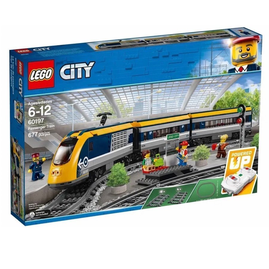 Lego city 60197 train oöppnad