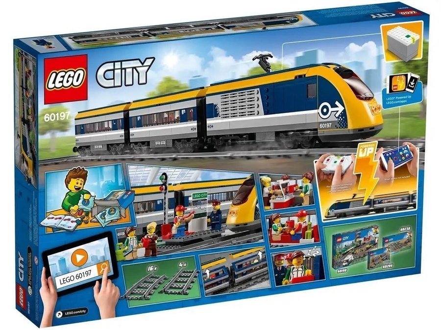 Lego city 60197 train oöppnad