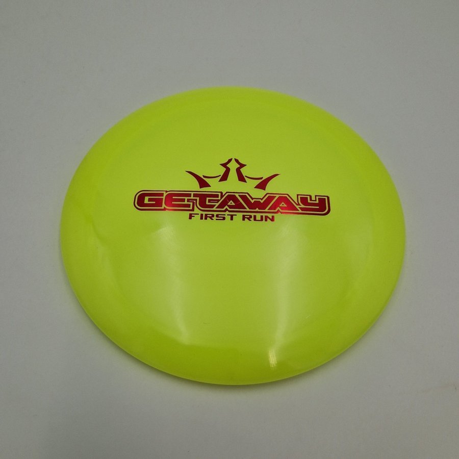 FIRST RUN Getaway Dynamic Discs Gul Driver Discgolf Frisbee Frisbeegolf