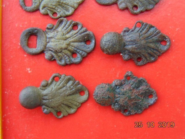 DECORATIONS FROM BRONZE XV - XVIII CENTURY.