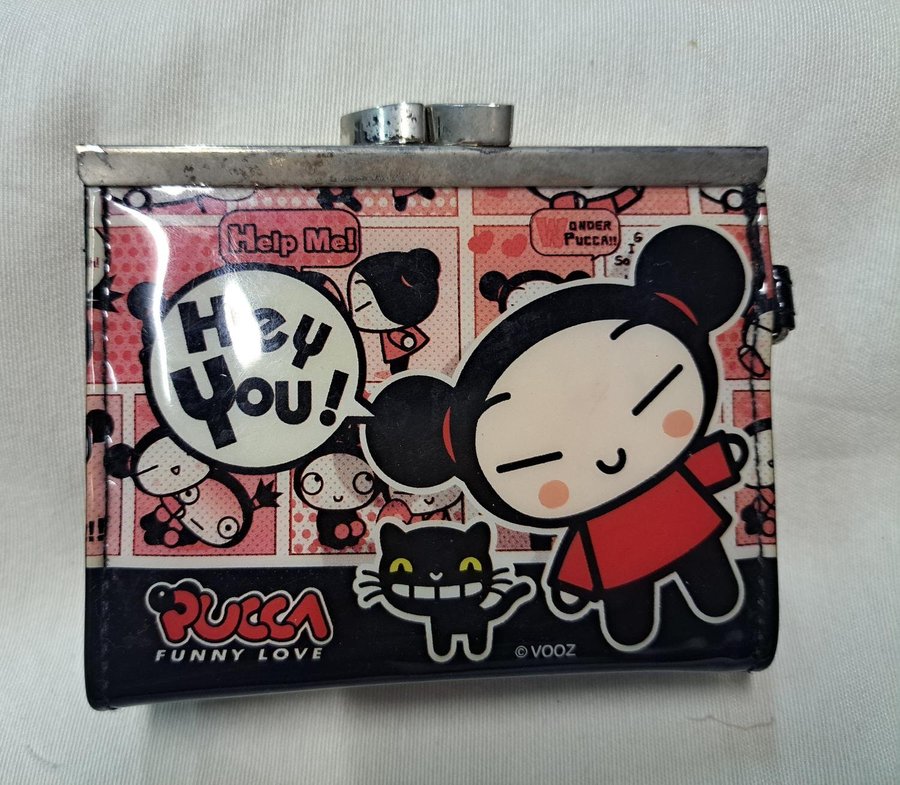 VINTAGE wallet plånbok myntväska PUCCA Funny Love VOOZ